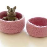 Pink Felted Bowl - Spring ..