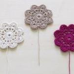 Crochet flowers coasters / ..