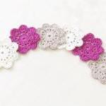 Crochet flowers coasters / ..