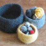 Felted bowls - Lopi family ..