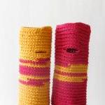 Fingerless gloves - wrist w..