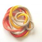 Crochet skinny scarf - knit..