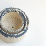 Nested bowls - cotton and w..
