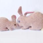 Upcycled Bunny Mom - Pink ..