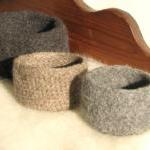 Felted bowls - Organic fami..