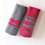 Fingerless gloves - wrist w..
